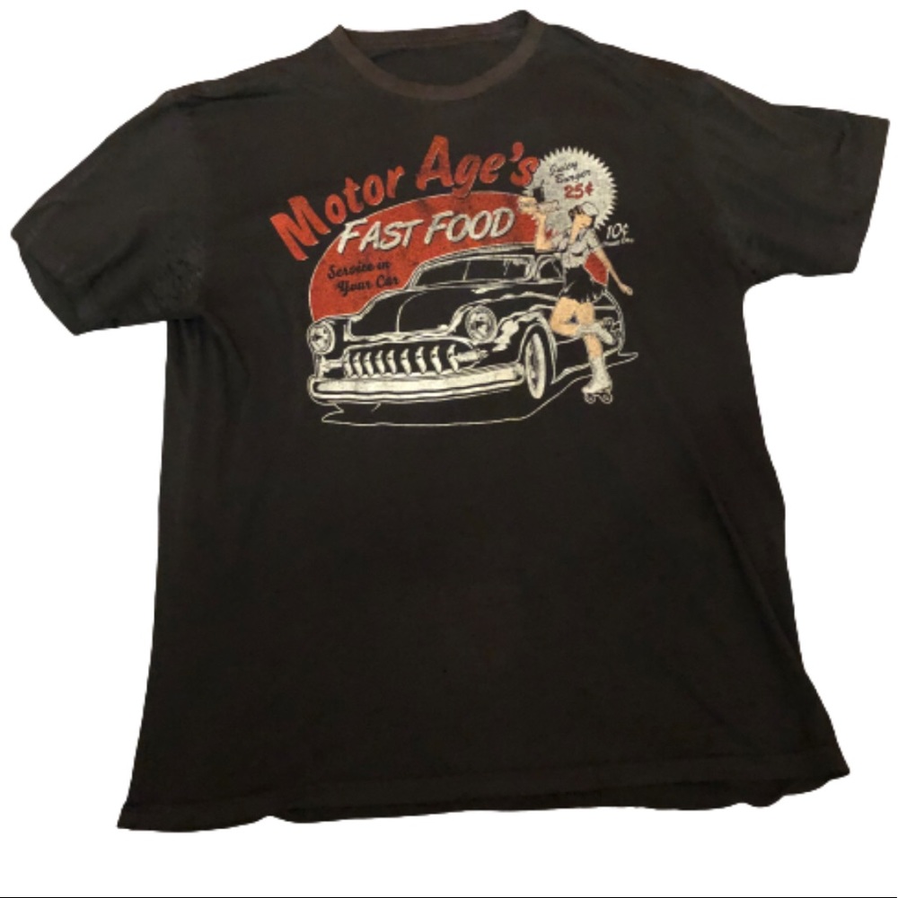 Vintage Motor Age's Fast Food Car Shirt